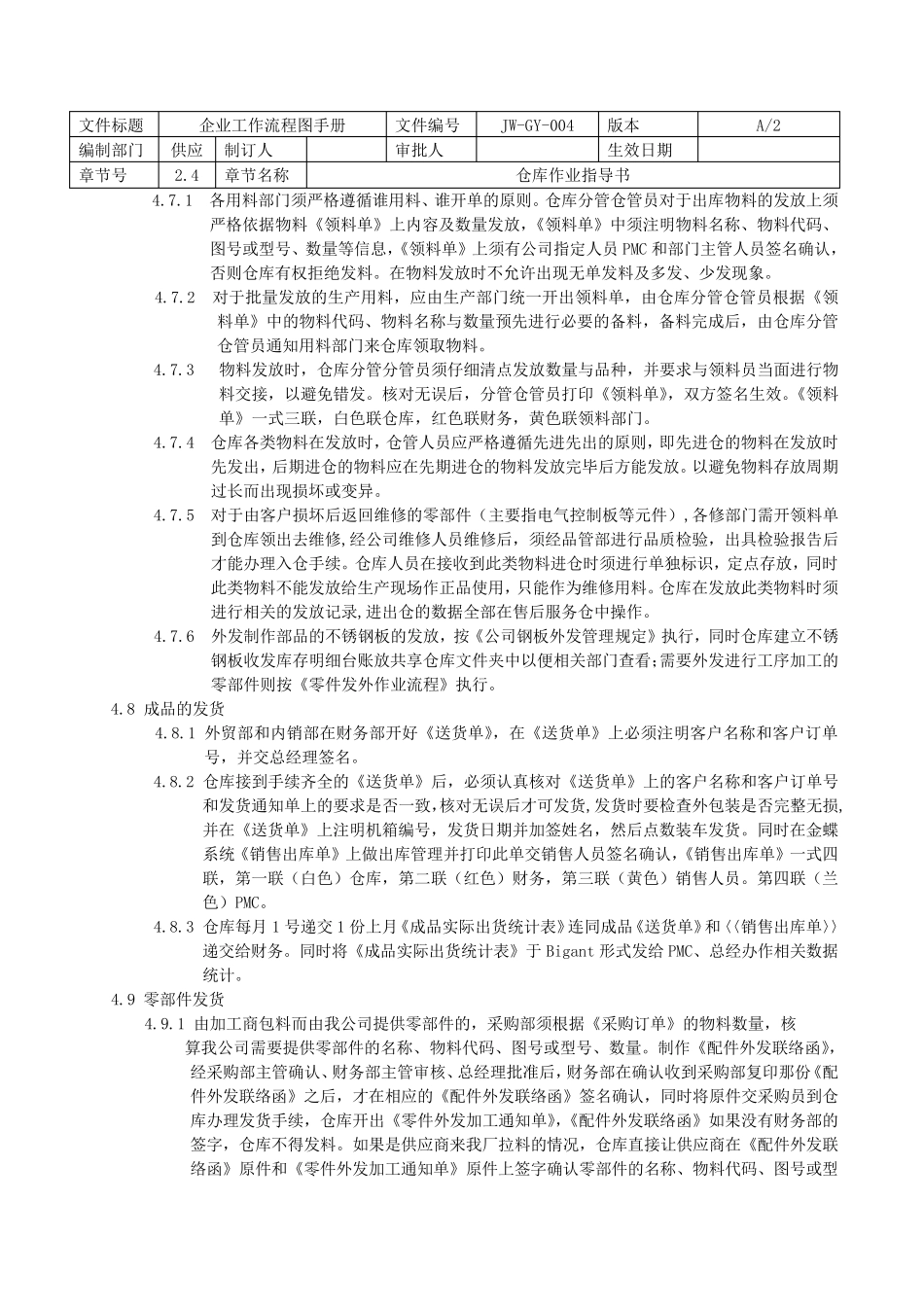 仓库作业指导书_第3页