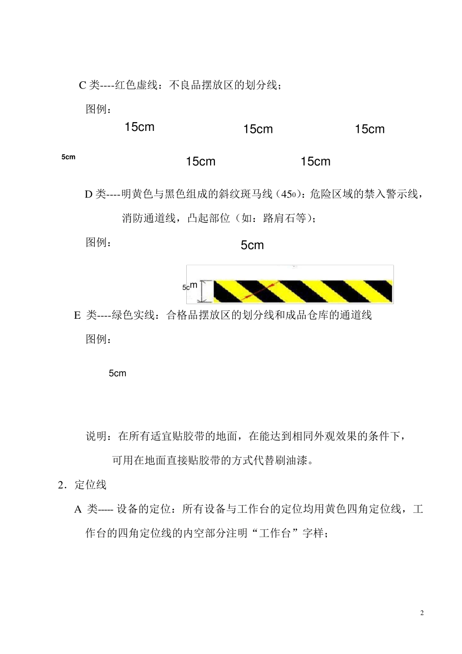 仓库现场地面划线知识仓库区域划分标准精华资料附图文_第2页