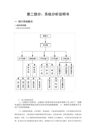 仓库管理信息系统课程设计