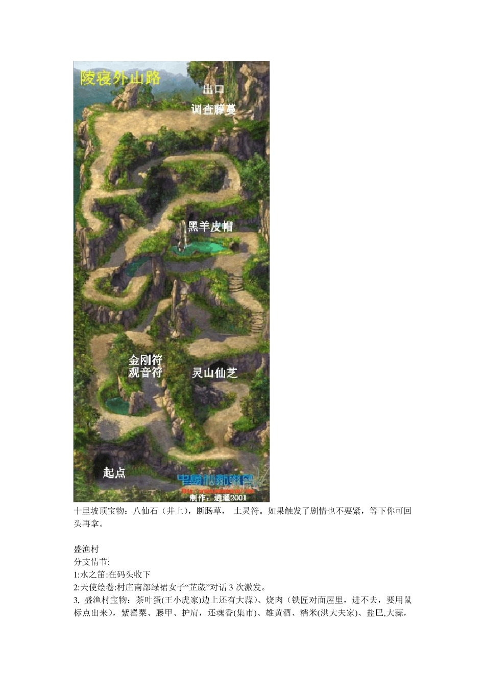 仙剑奇侠传二_详细攻略_附地图_第3页