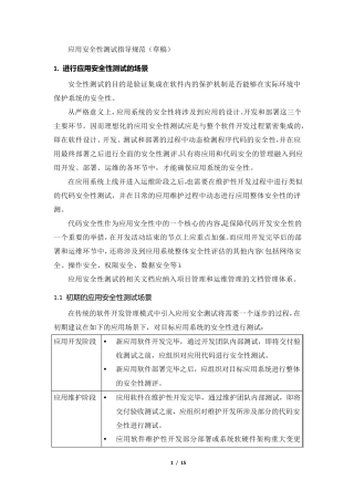 代码安全性检测指导规范1109.2010