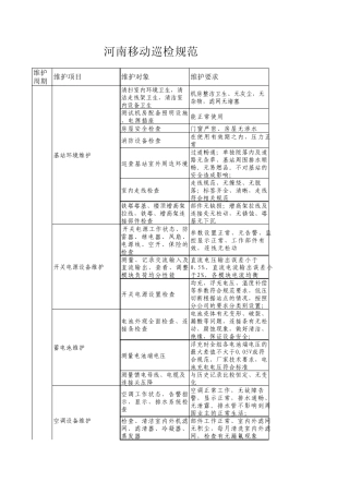 代维服务规范