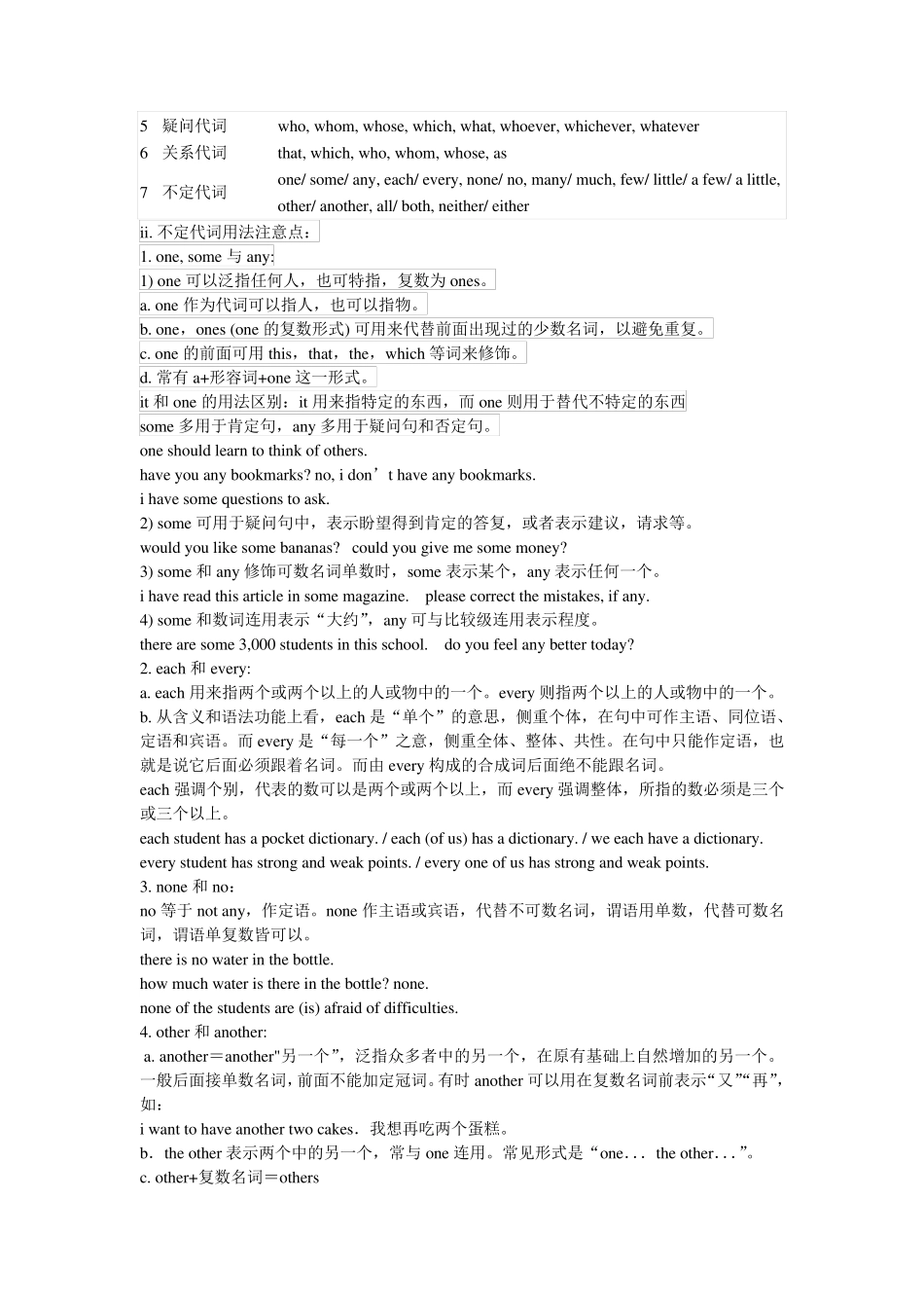 代词专项练习_第2页