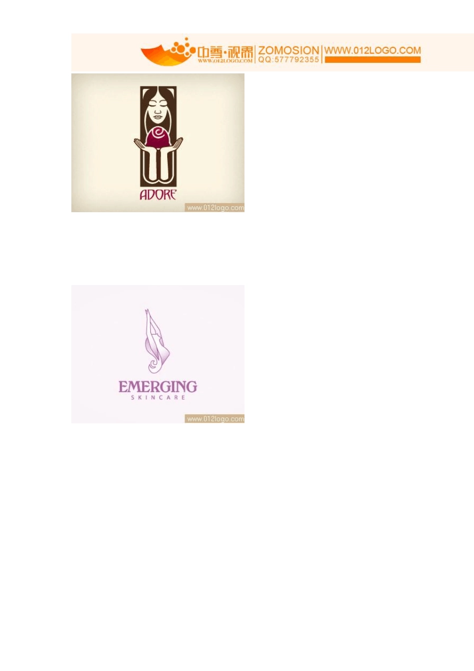 以女性为元素的标志logo设计欣赏_第3页