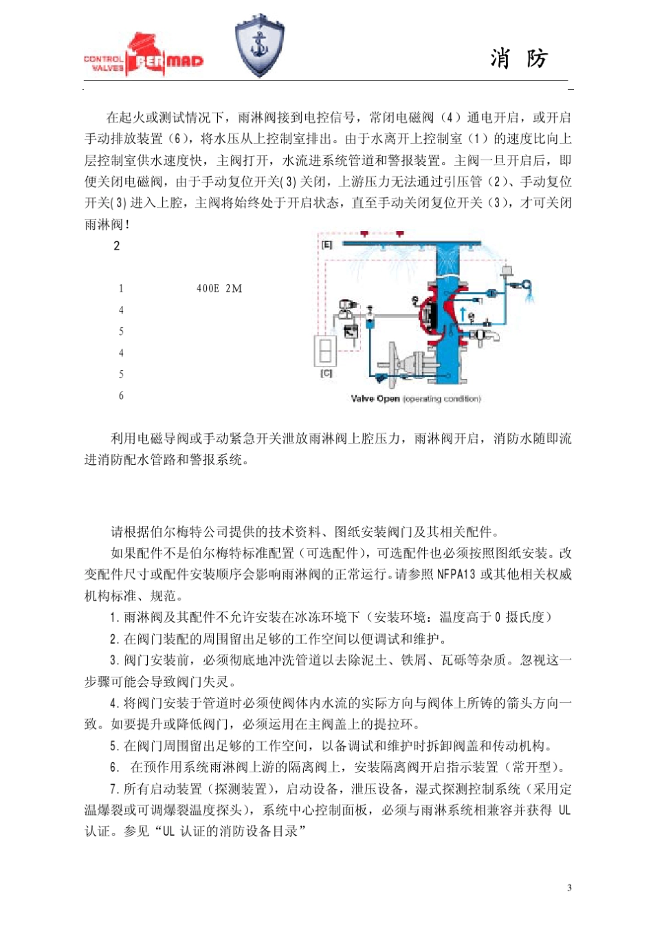 以色列bermad伯尔梅特4002M电磁遥控雨淋报警阀_第3页