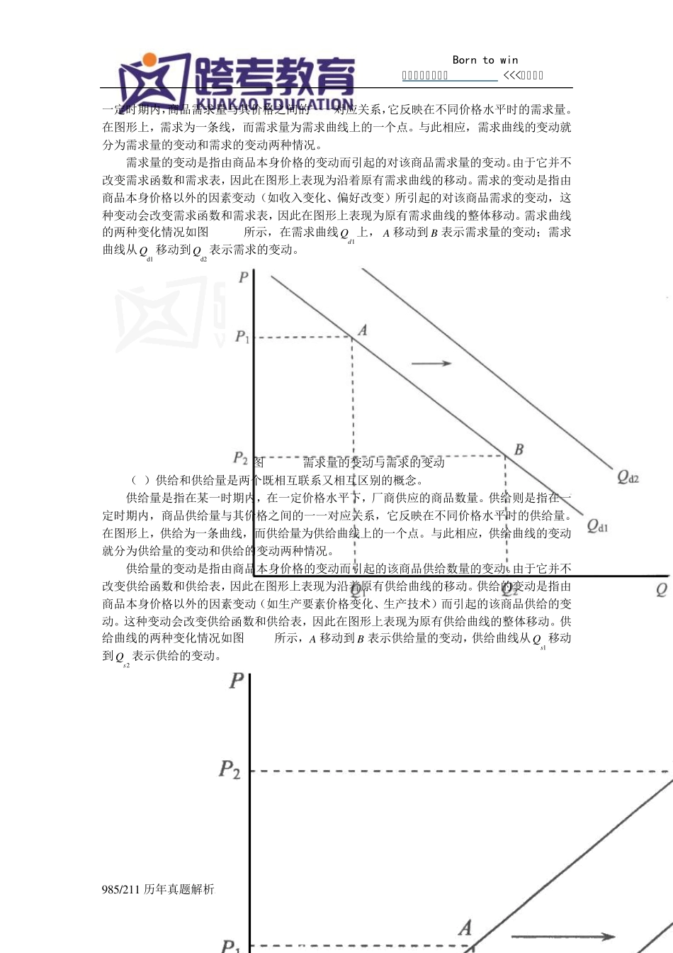 任保平《微观经济学》习题详解(第2章市场理论：产品市场及其均衡)_第2页