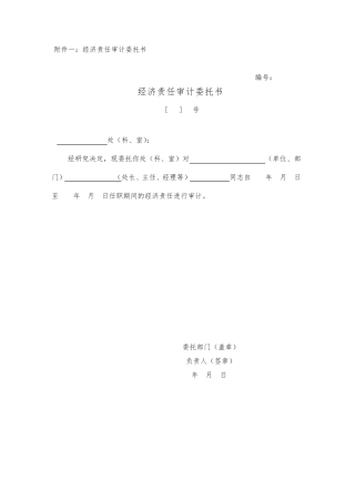 任期经济责任审计工作底稿