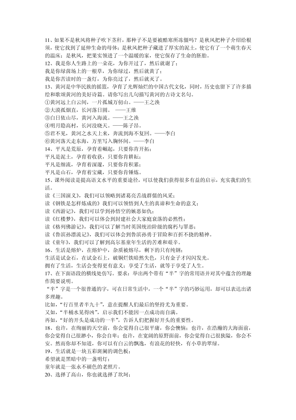 仿写句子积累_第2页