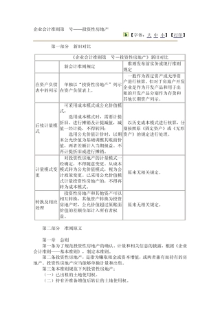 企业会计准则第3号──投资性房地产
