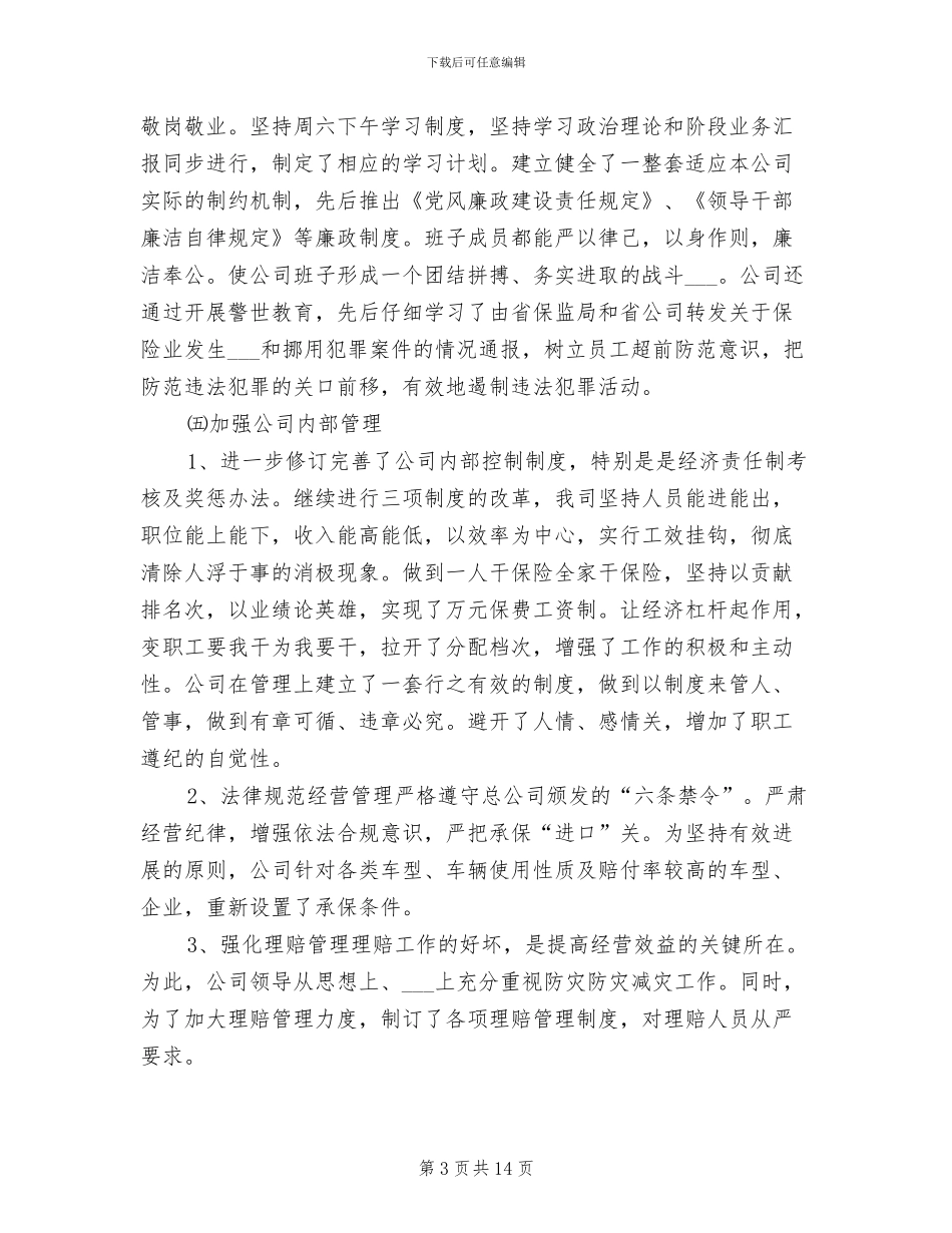 2024年车险年度工作总结_第3页