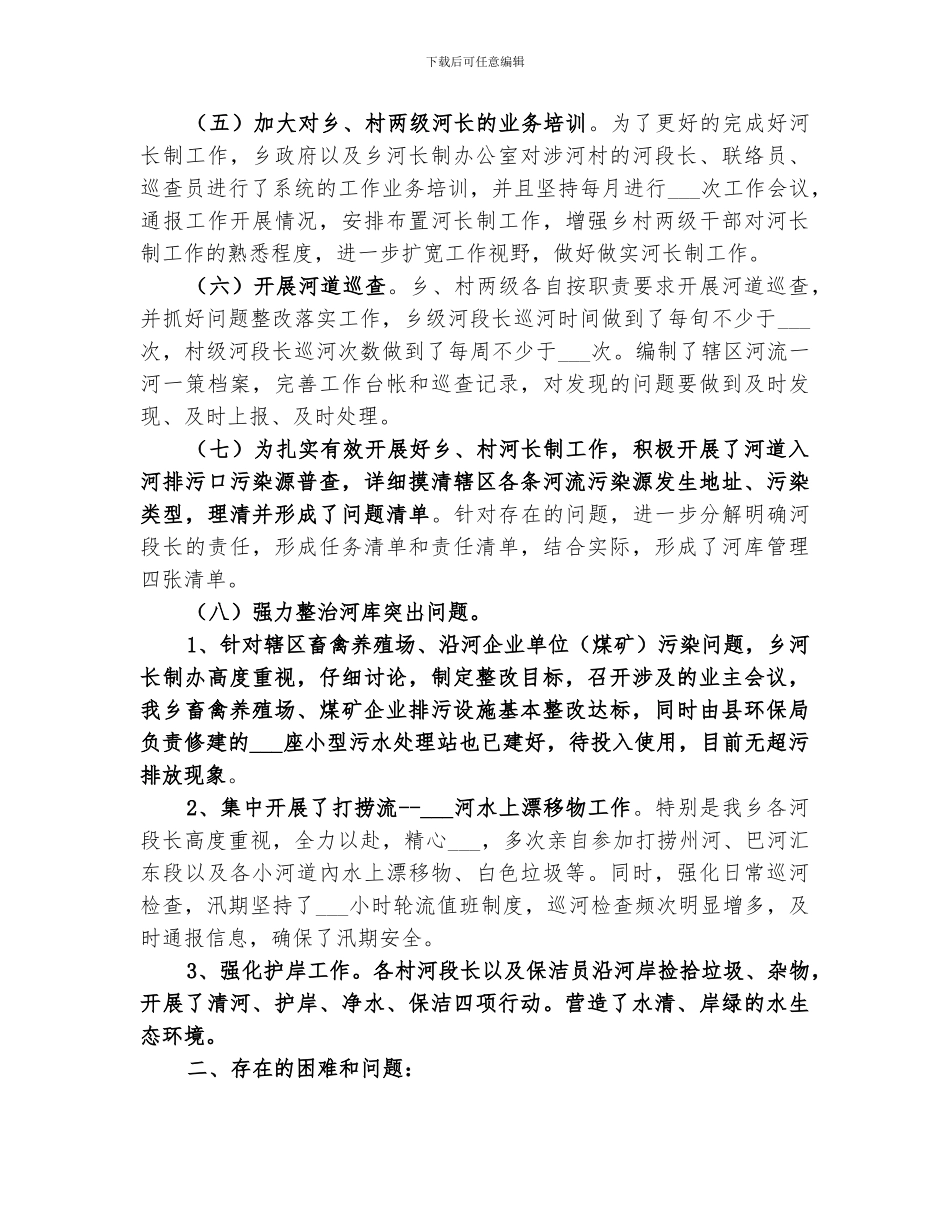 2024年部门河长制工作总结_第2页