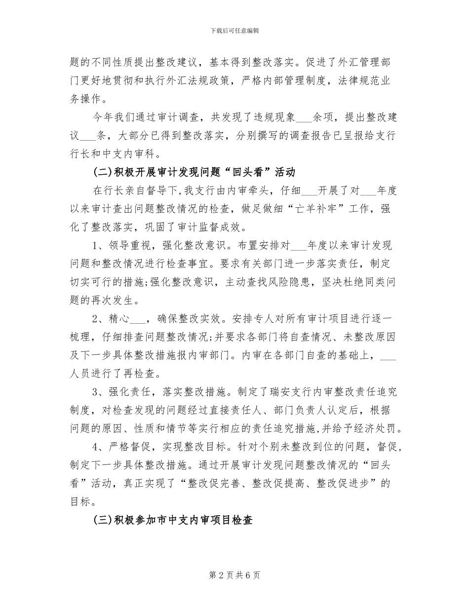 2024年银行审计年度总结_第2页