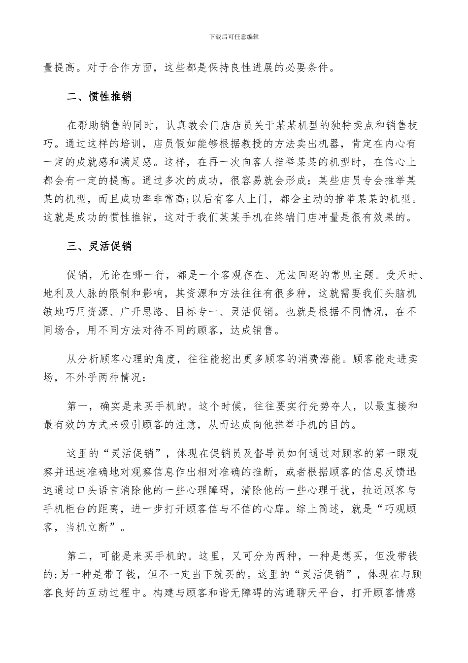 2024年销售督导工作总结与计划范本_第3页