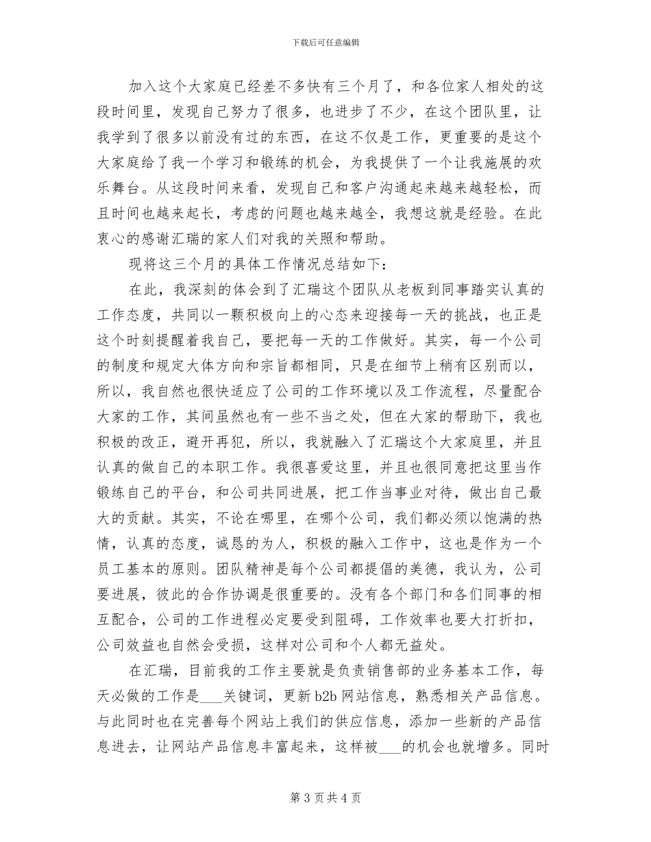 2024年销售部销售人员工作总结_第3页