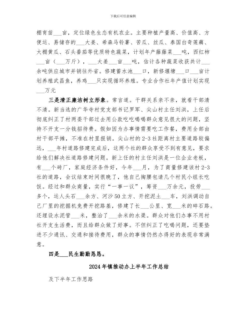 2024年镇换届工作总结_第2页