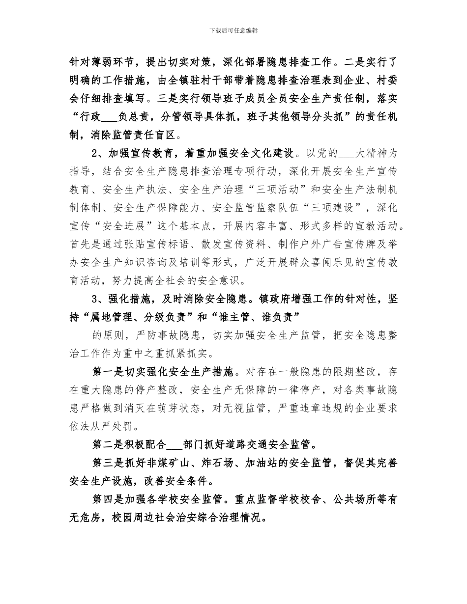 2024年隐患排查治理总结范文_第2页