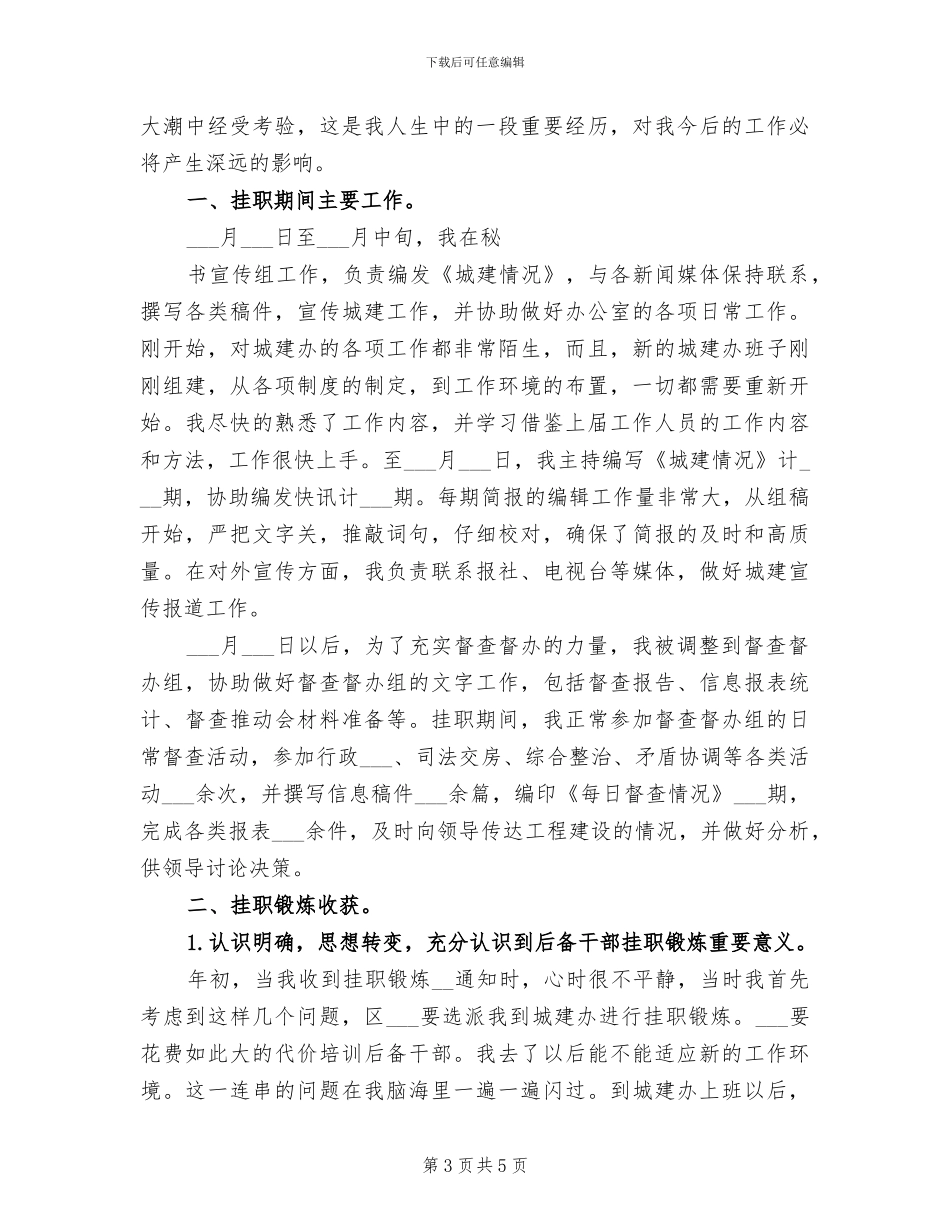 2024年青年干部挂职锻炼总结会上的发言_第3页