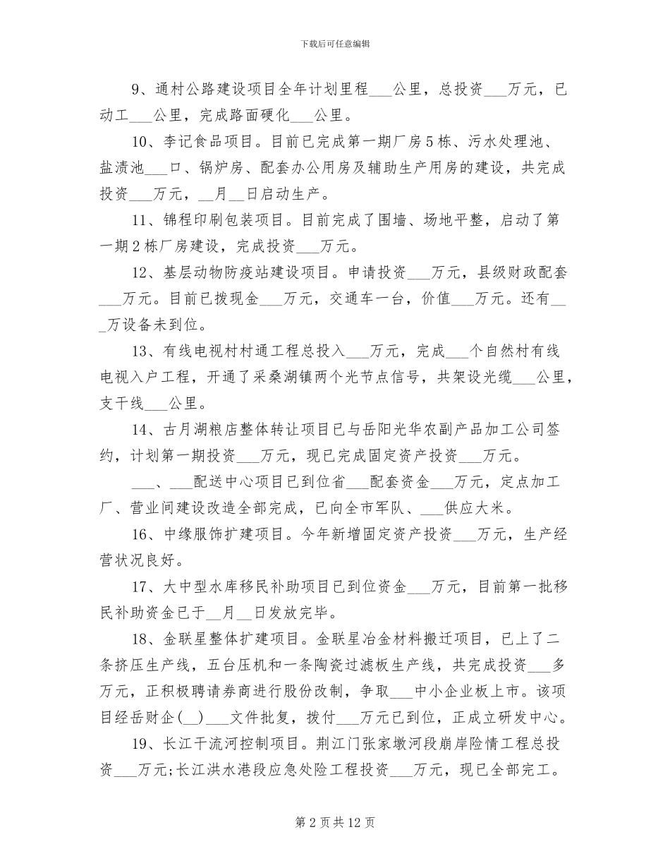 2024年项目建设年度工作总结_第2页