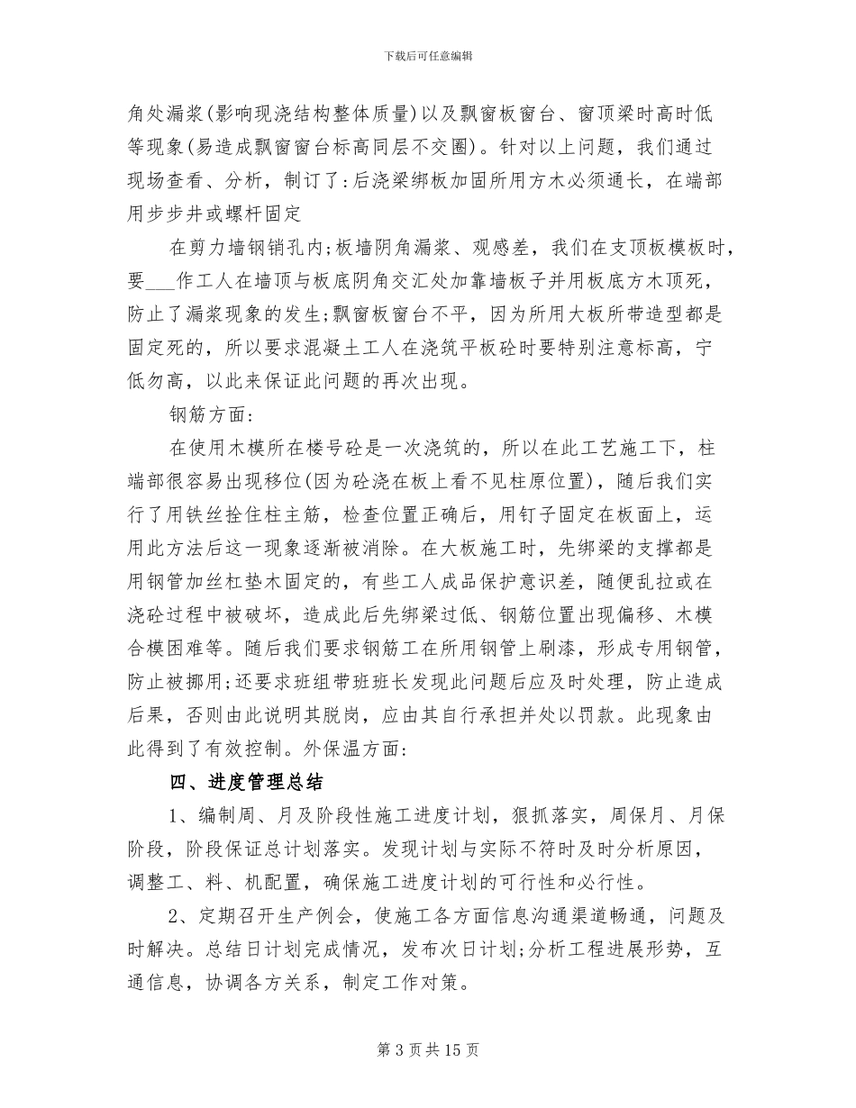 2024年项目总工年度工作总结_第3页