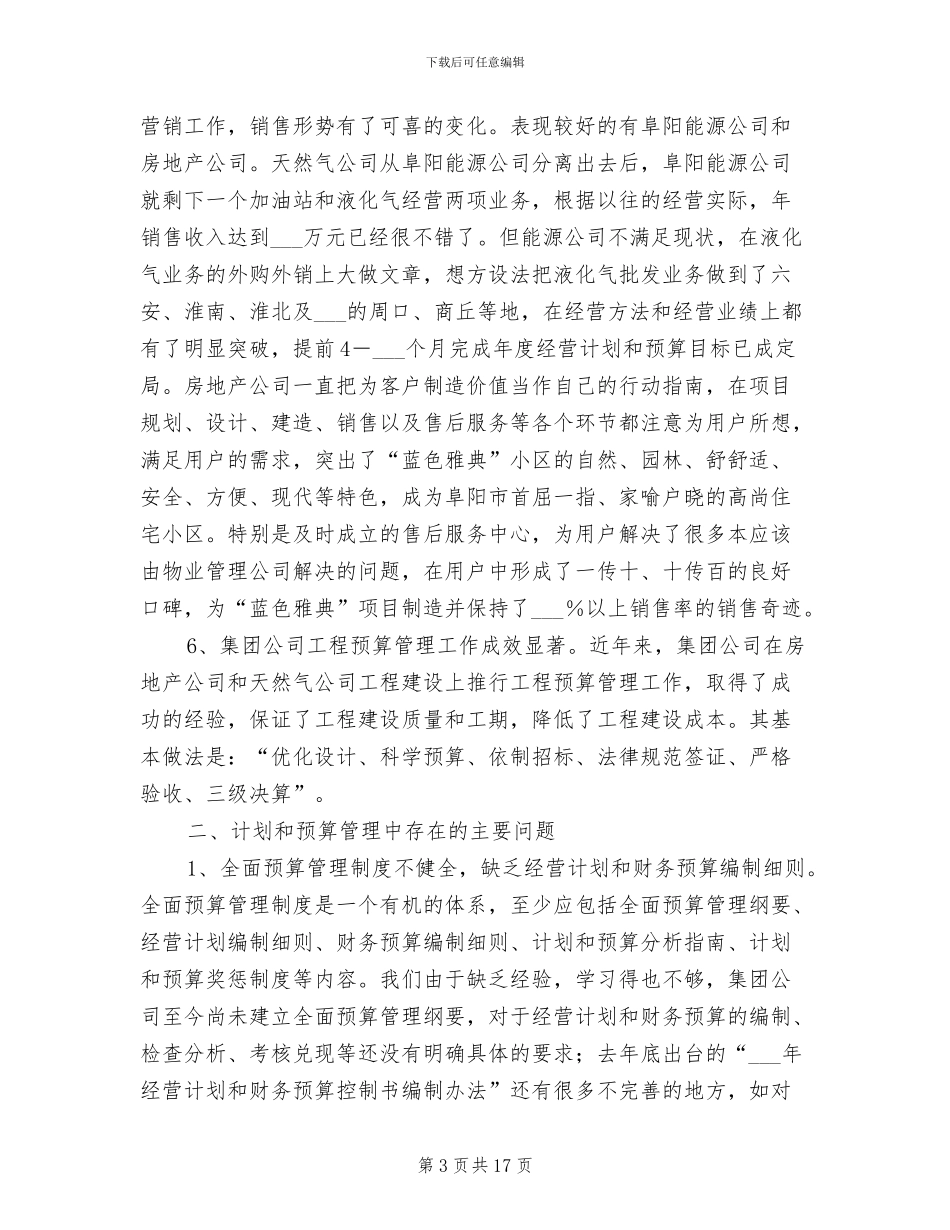 2024年预算管理财务工作总结_第3页