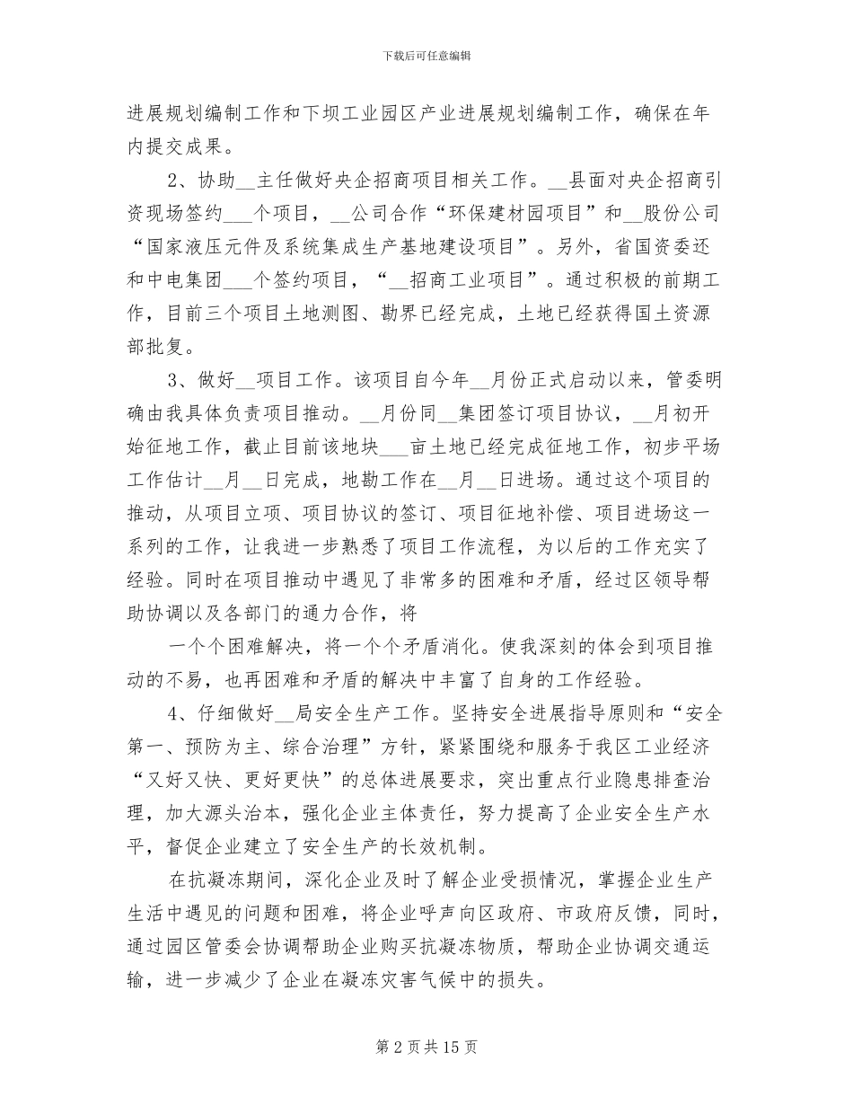 2024年领导试用期工作总结_第2页