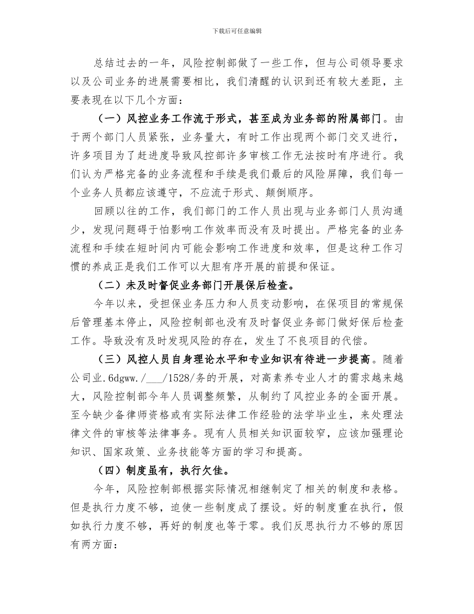 2024年风控部年度工作总结_第3页