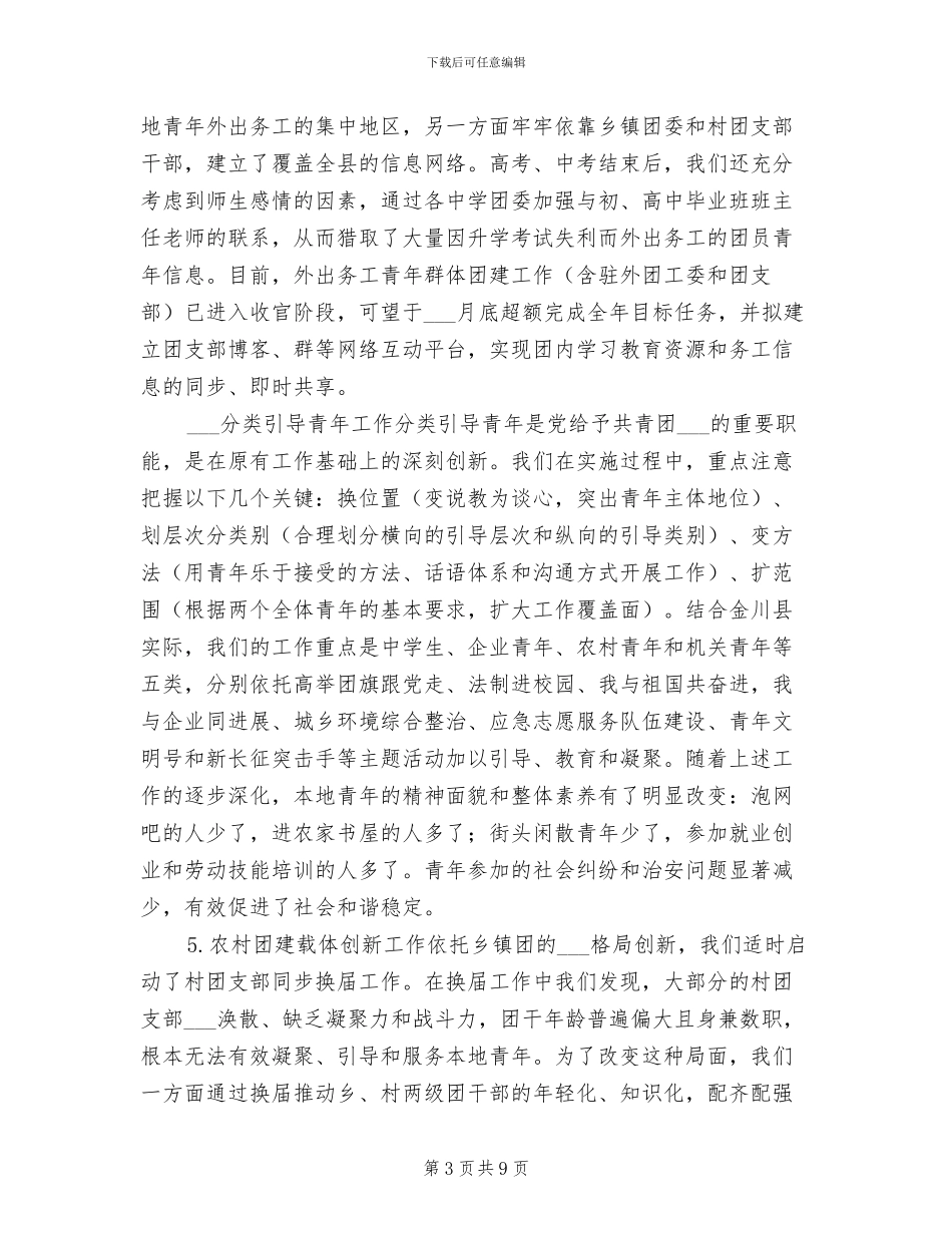 2024年高校挂职团干中期工作总结挂职团干_第3页