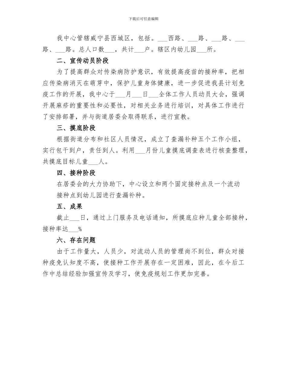 2024年麻疹强化免疫工作总结_第3页