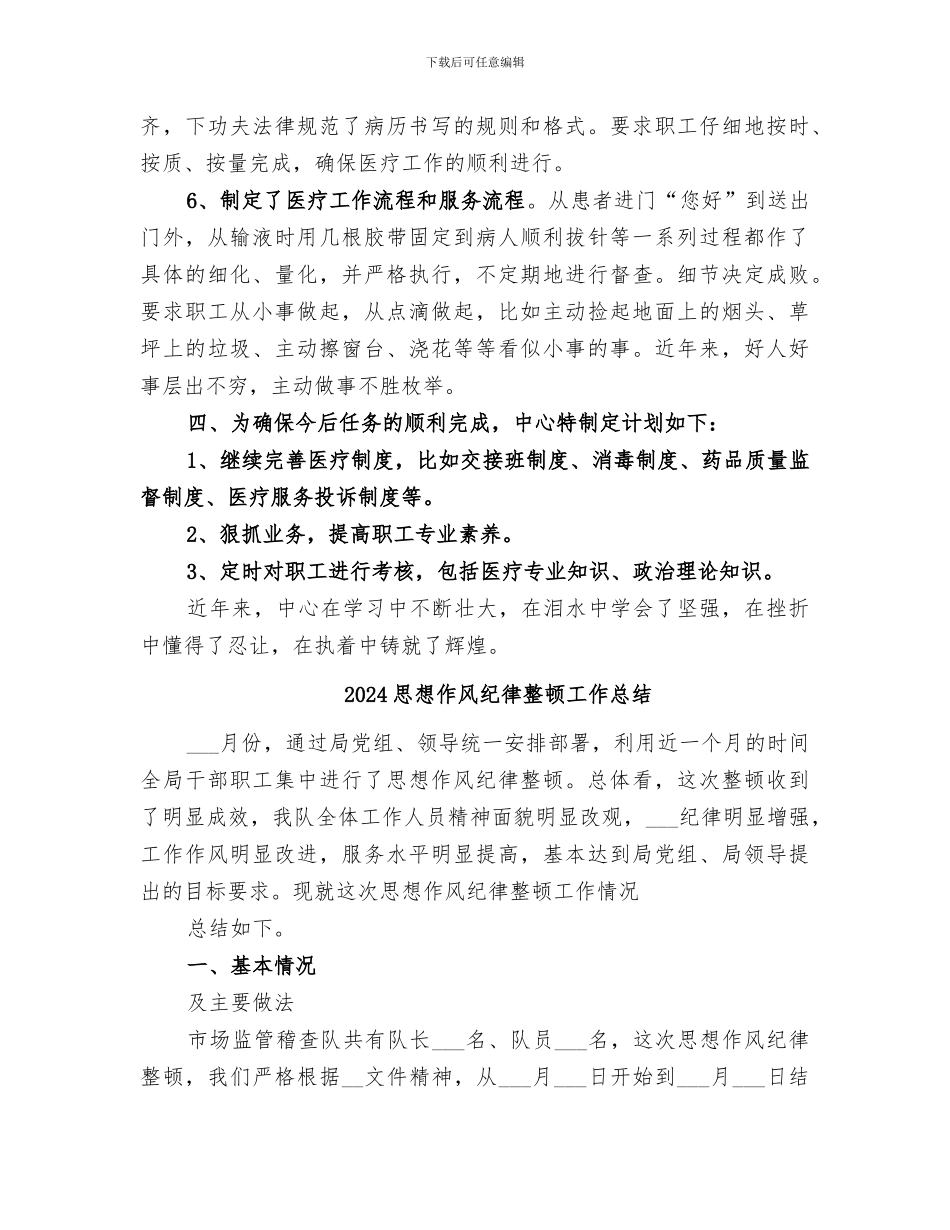 2024思想作风整顿工作总结_第3页