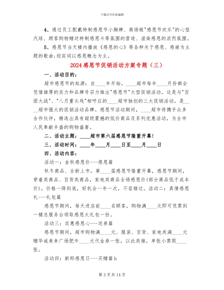 2024感恩节促销活动方案专题_第3页