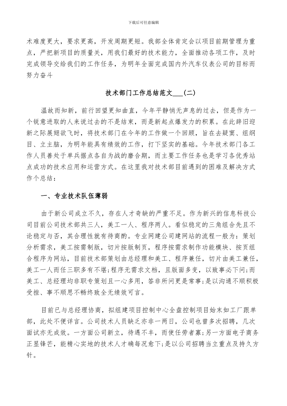2024技术部门工作总结范文_第3页