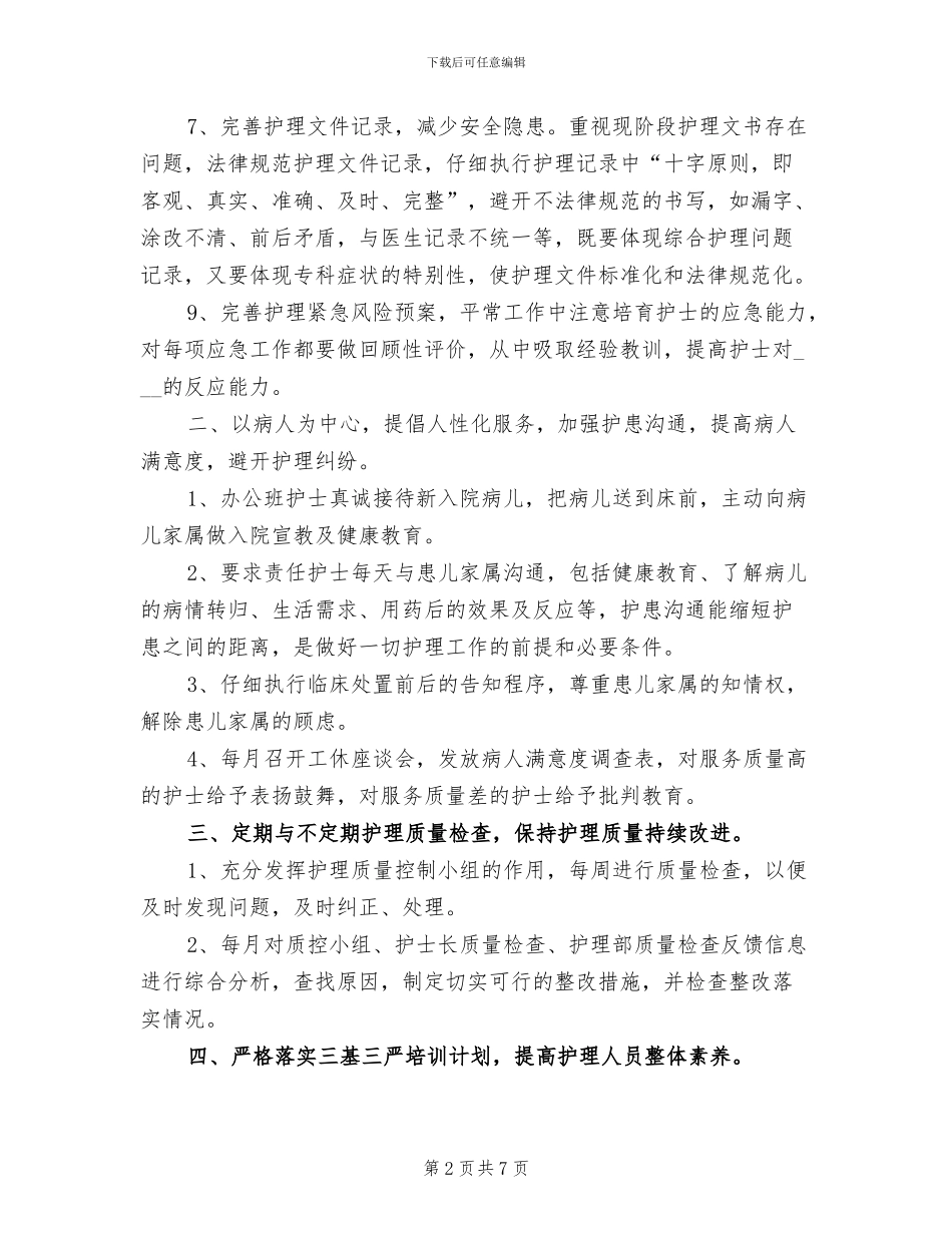 2024护士长年终工作总结报告范文_第2页
