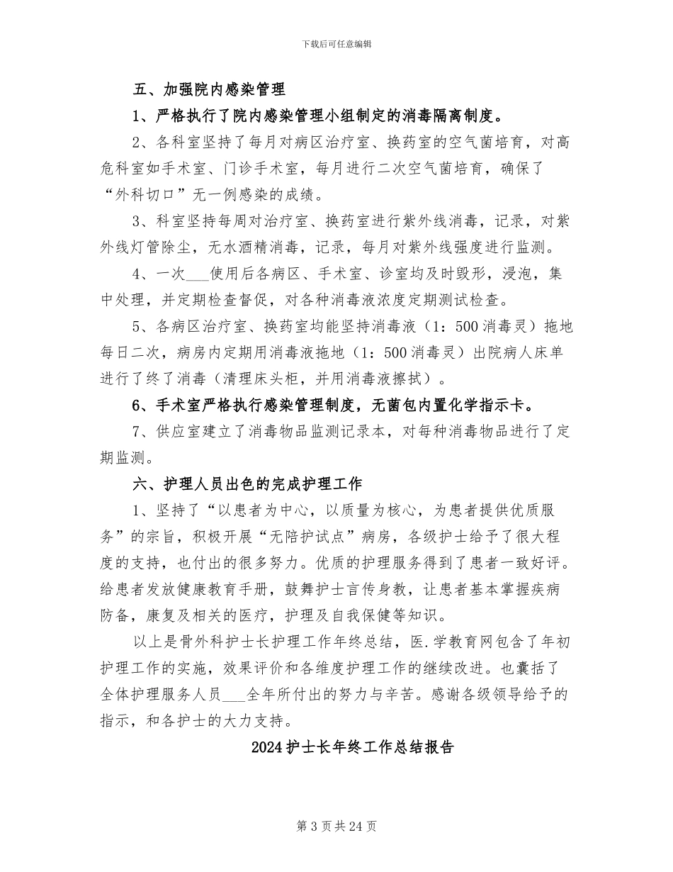 2024护士长年终工作总结_第3页