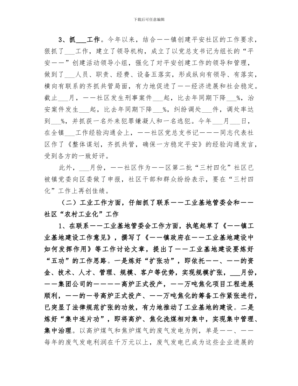 2024挂职副镇长工作总结_第3页