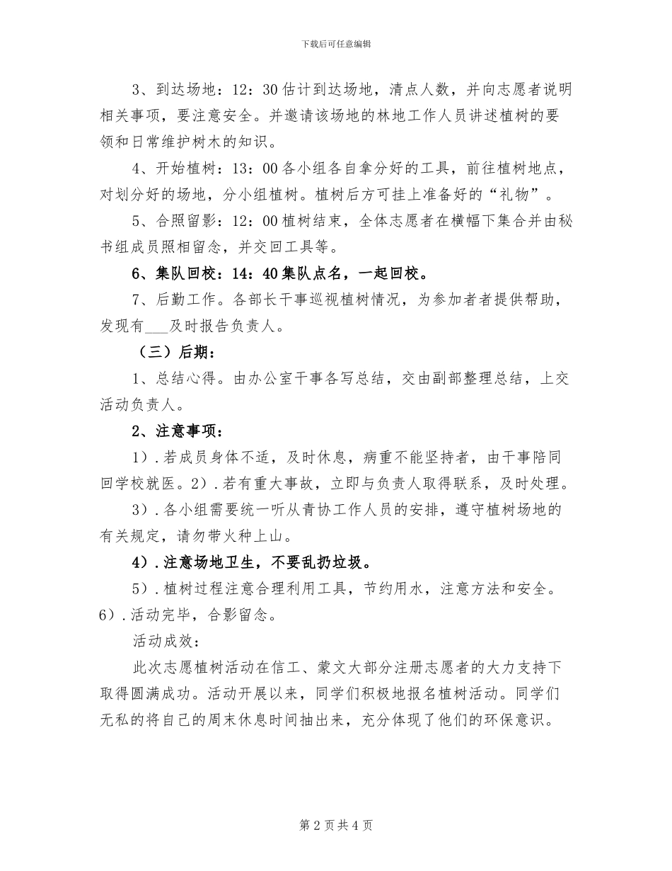 2024植树活动总结报告_第2页
