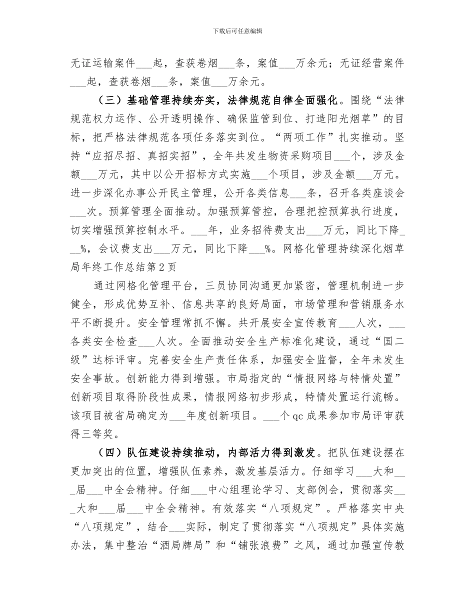 2024烟草局年终工作总结_第3页