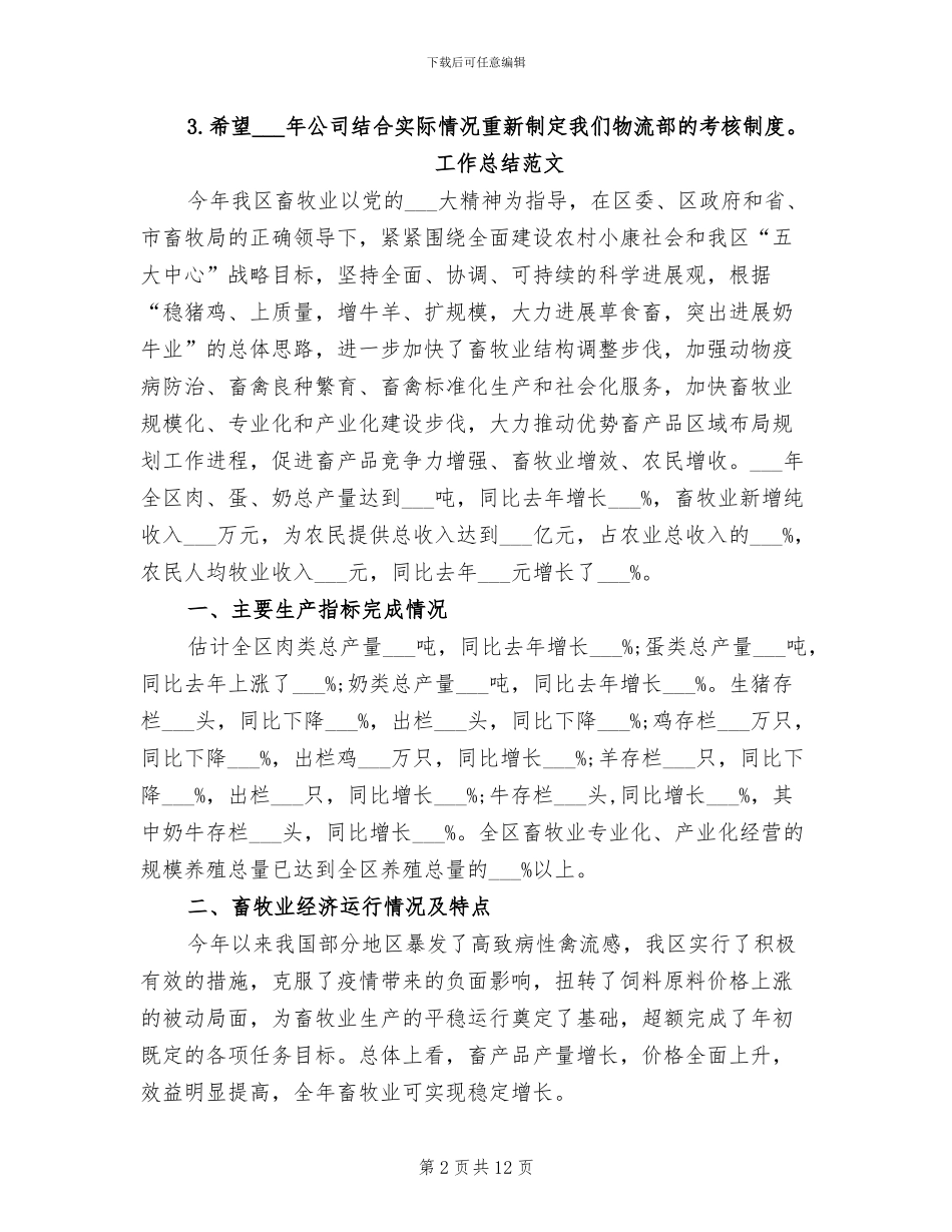 2024物流工作总结范文_第2页