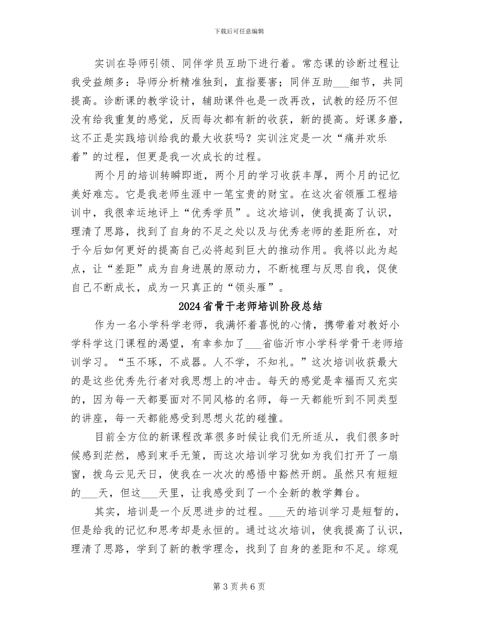2024省领雁工程小数班学习总结_第3页