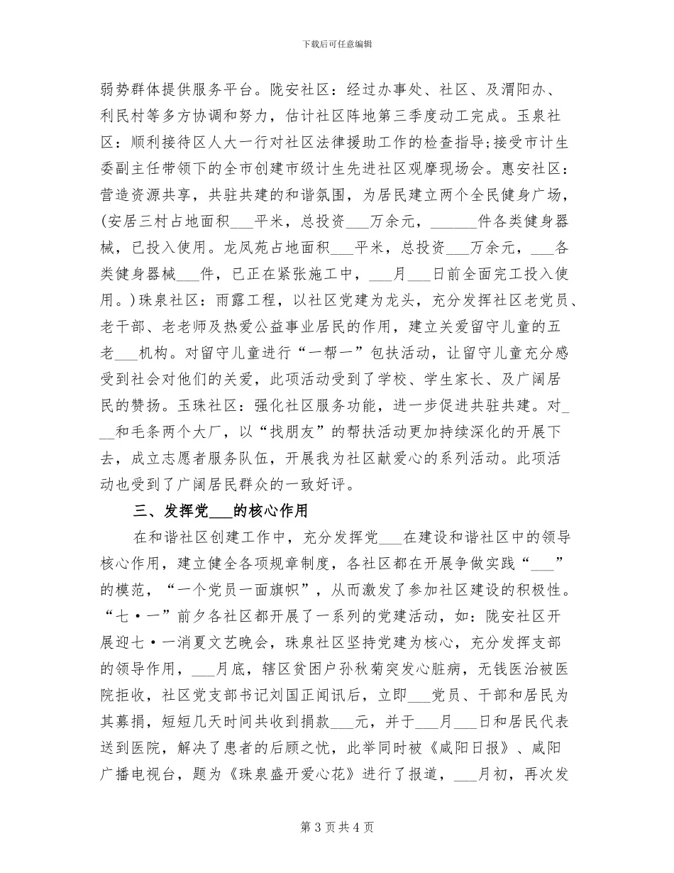 2024社区廉政文化工作总结_第3页