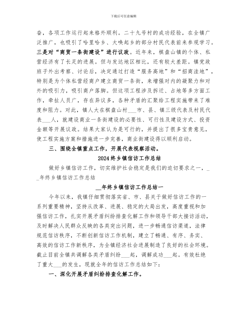 2024终乡镇人大工作总结_第3页