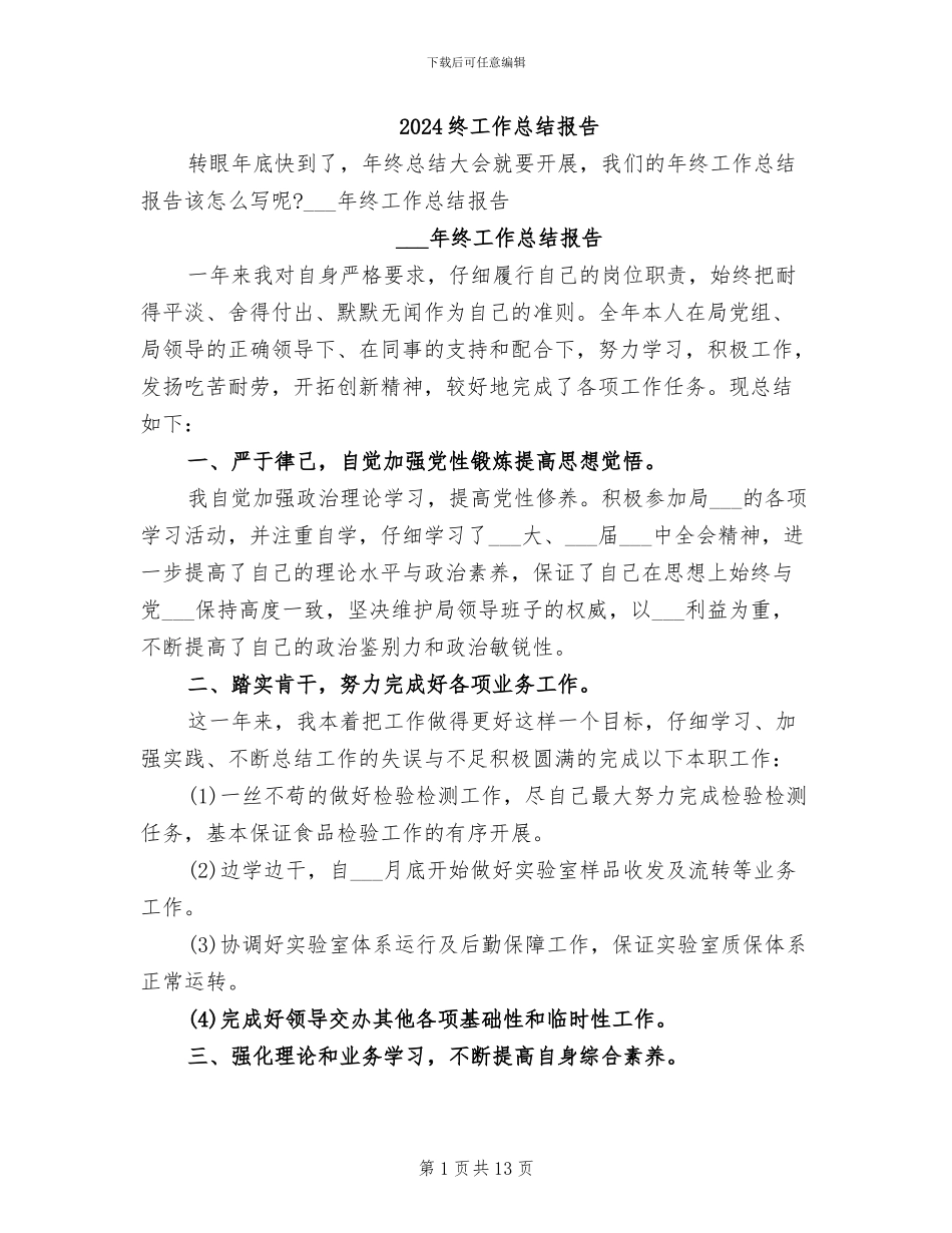 2024终工作总结报告_第1页
