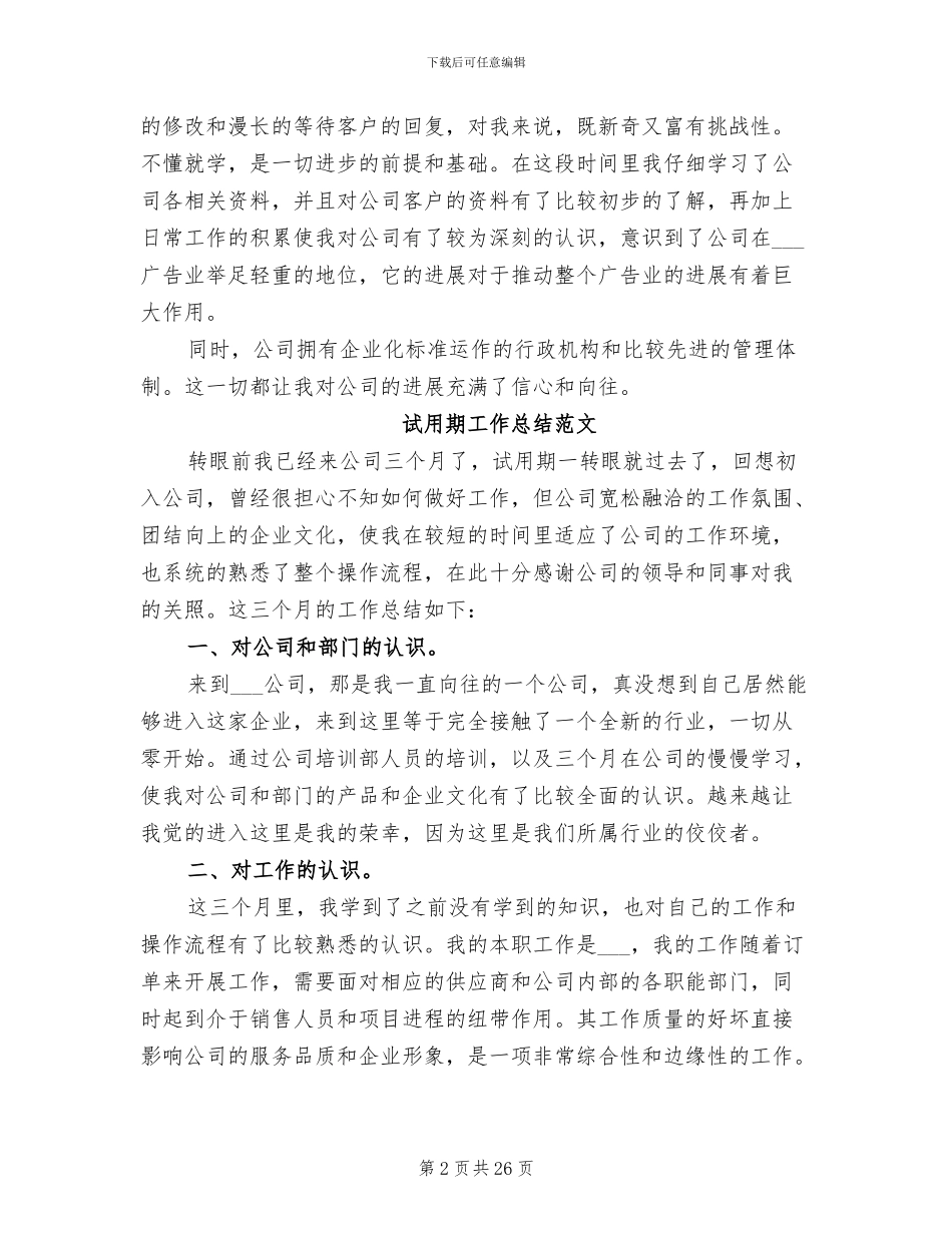 2024设计师试用期工作总结_第2页