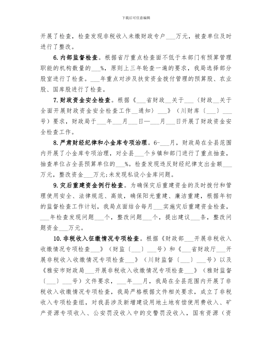 2024财政监督工作总结范文_第3页