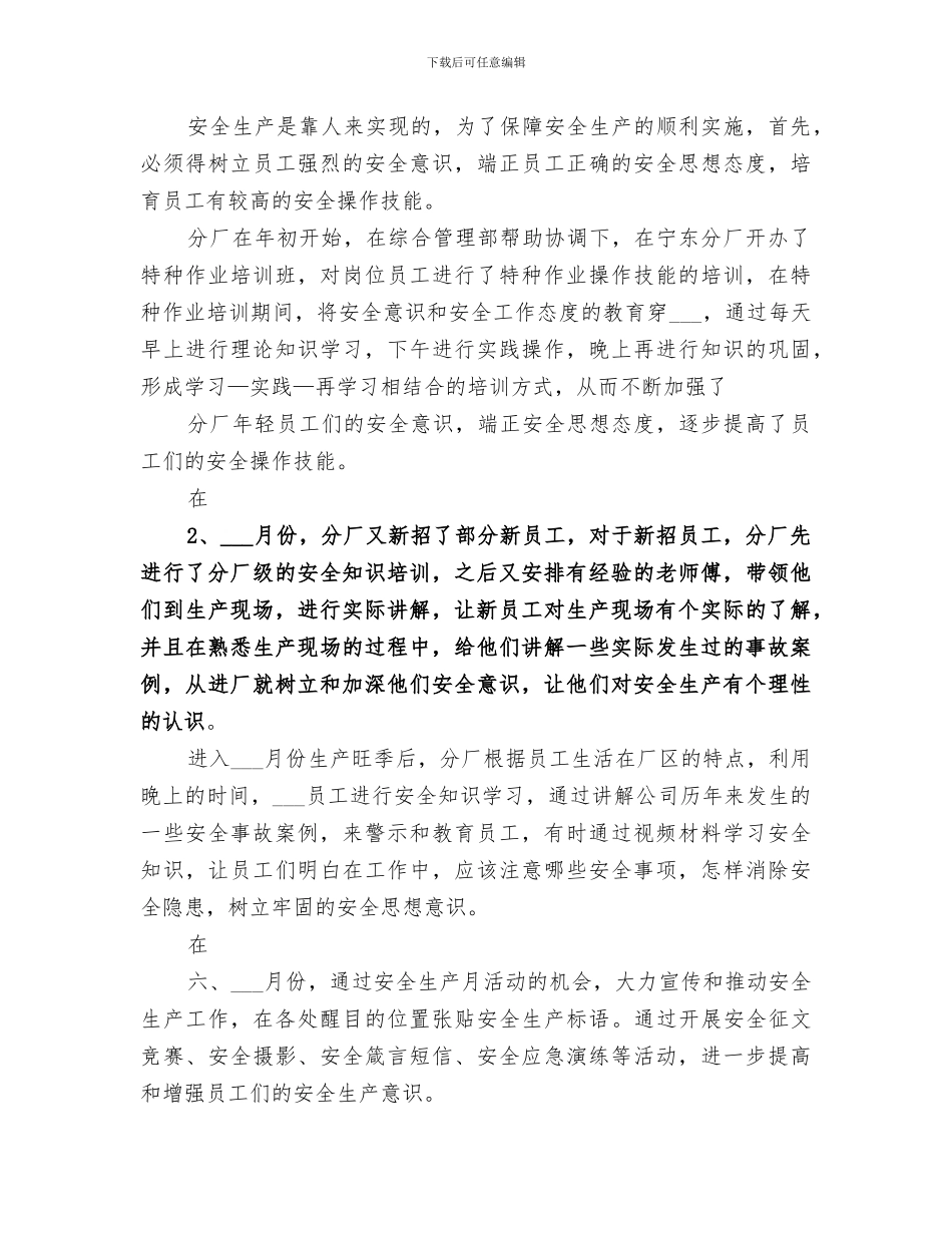 2024车辆安全生产工作年终总结_第3页