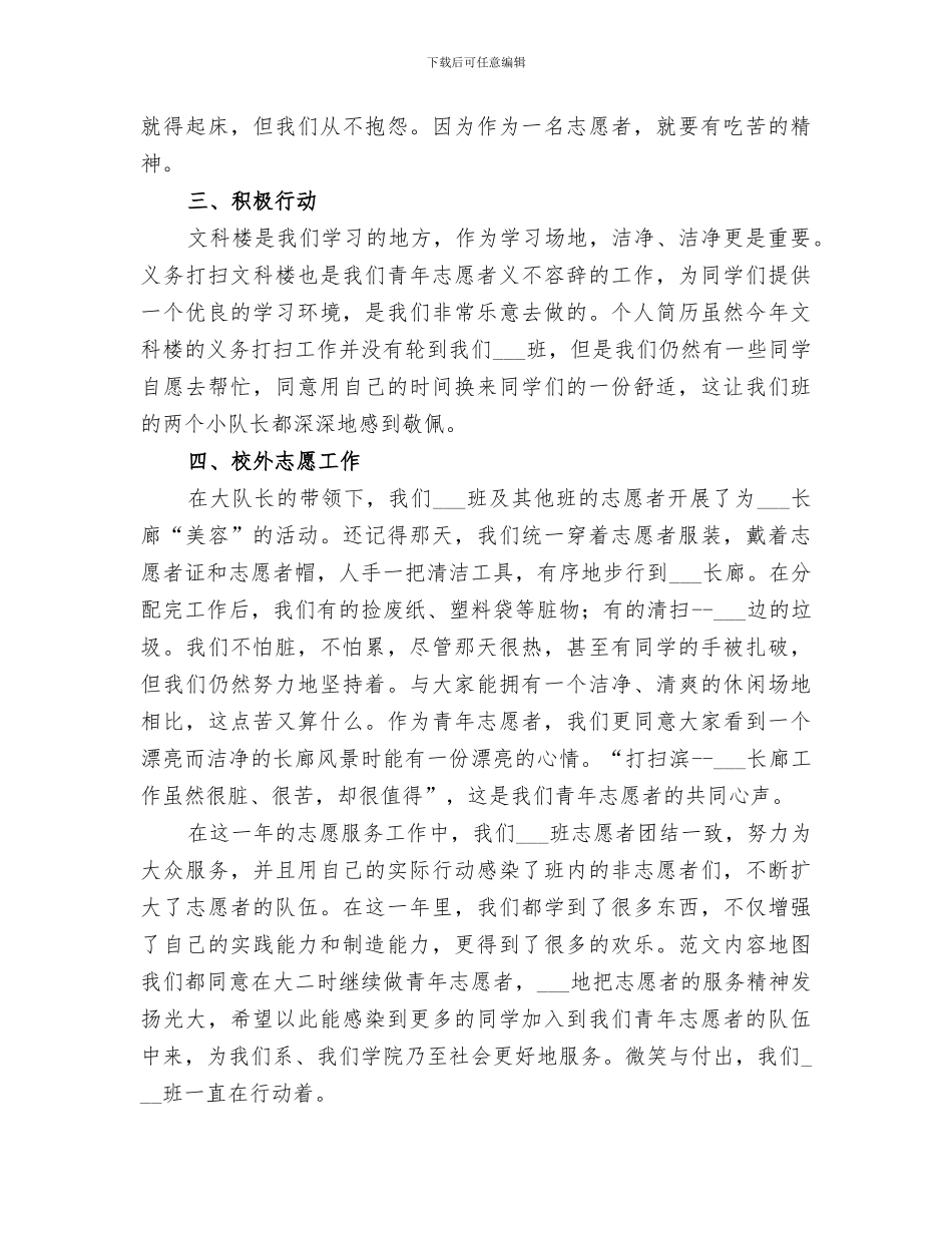 2024青年志愿者年终工作总结_第3页