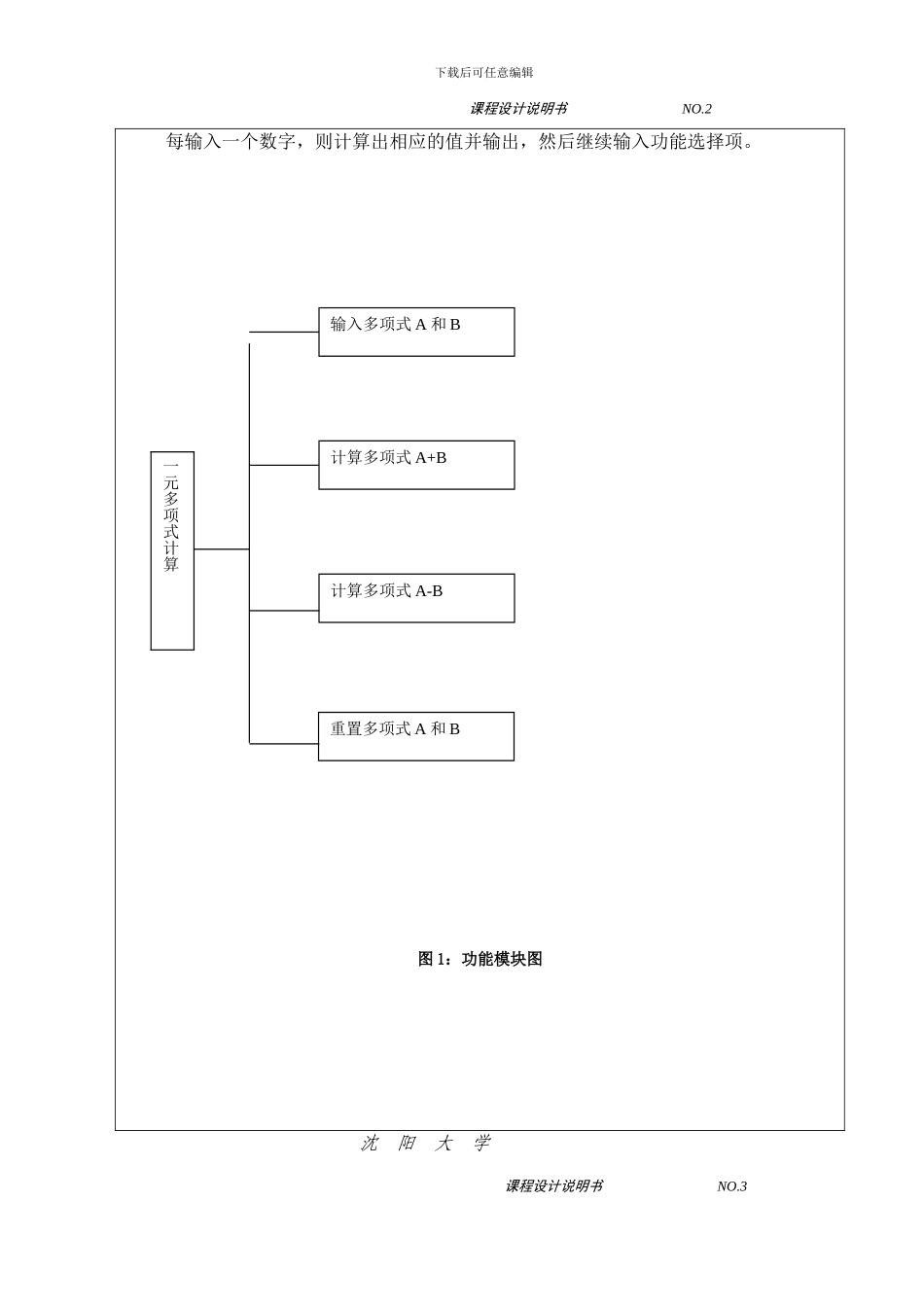 C语言课程设计一元多项式_第2页
