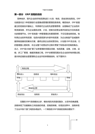 ERP流程与操作说明