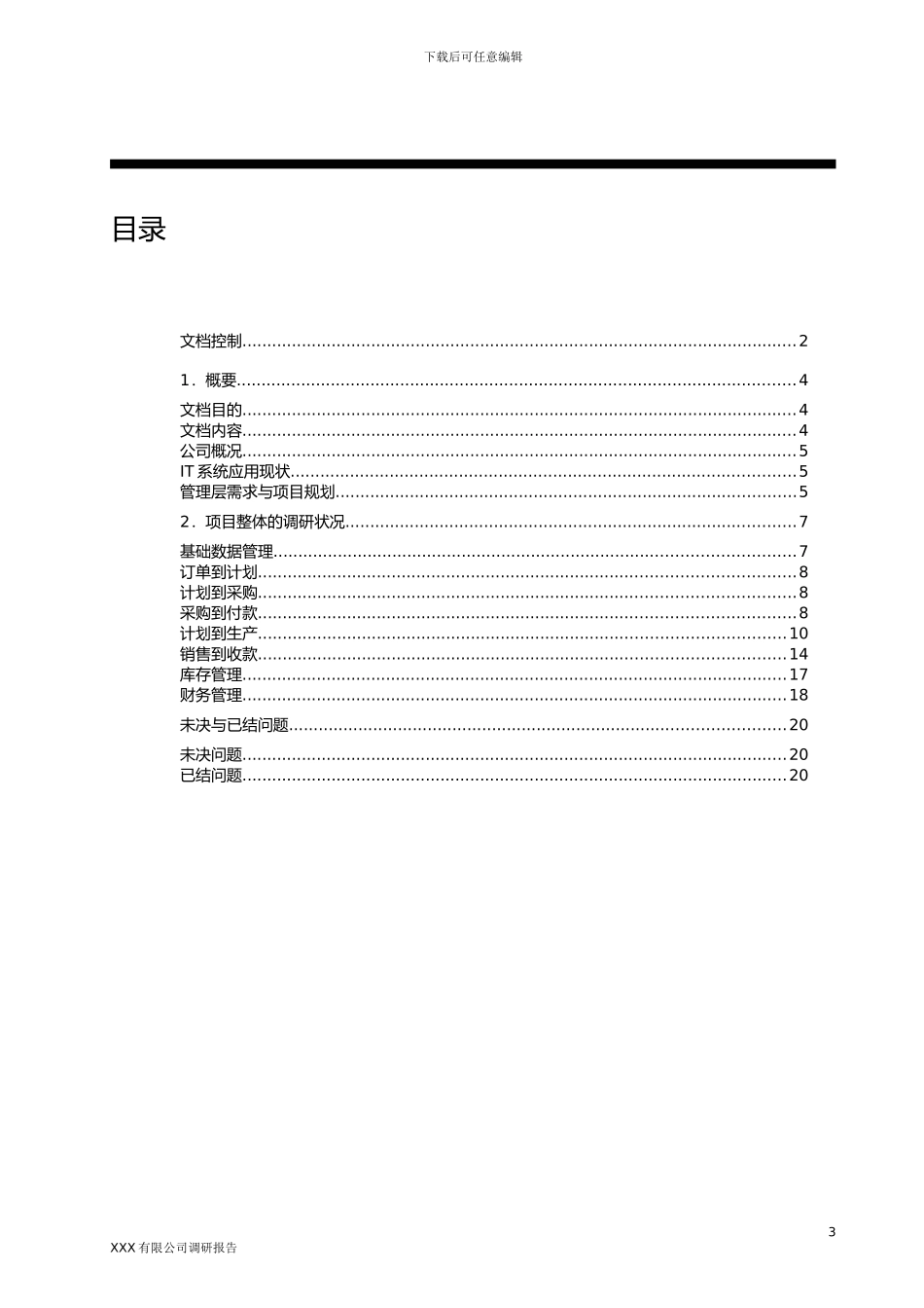 ERP调研报告模板_第3页