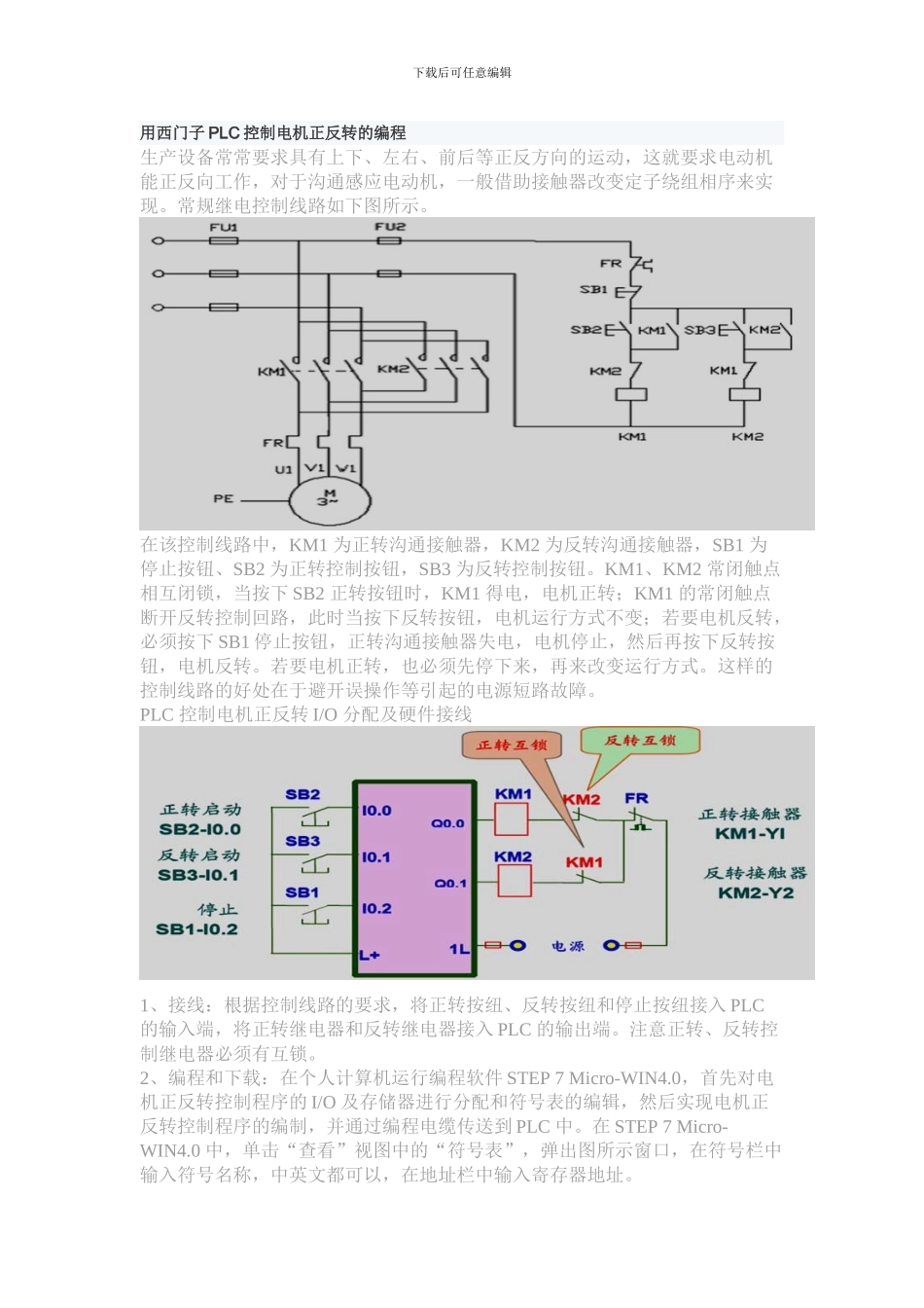 PLC控制电机正反转以及其它实例_第1页