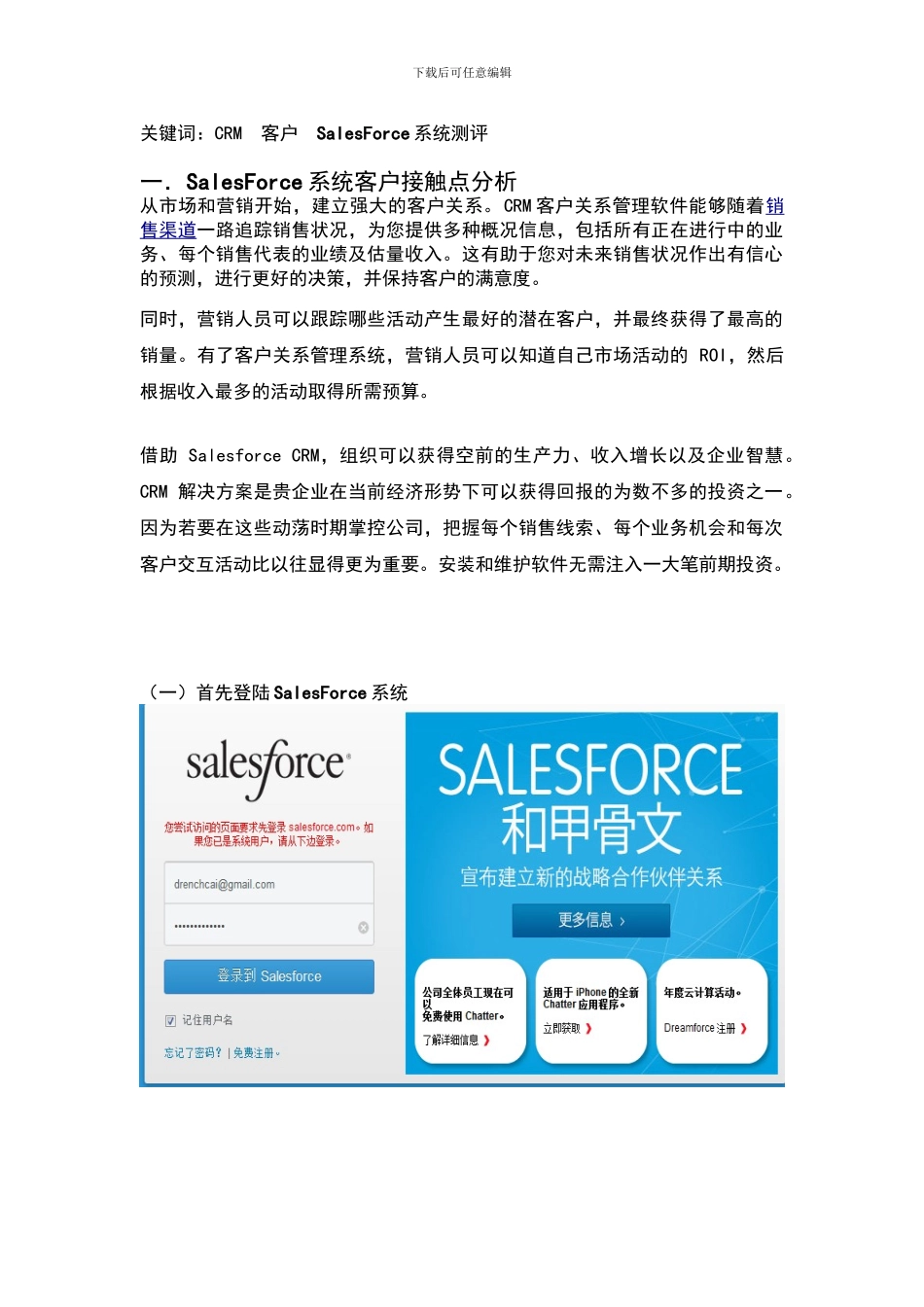 SalesForce-CRM系统评测分析报告_第2页